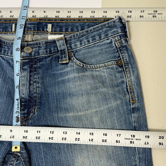 VTG Gap 1969 Jeans Womens Sz 6 Low Rise Straight Loose Fit Medium Wash 90s Denim - Picture 5 of 11